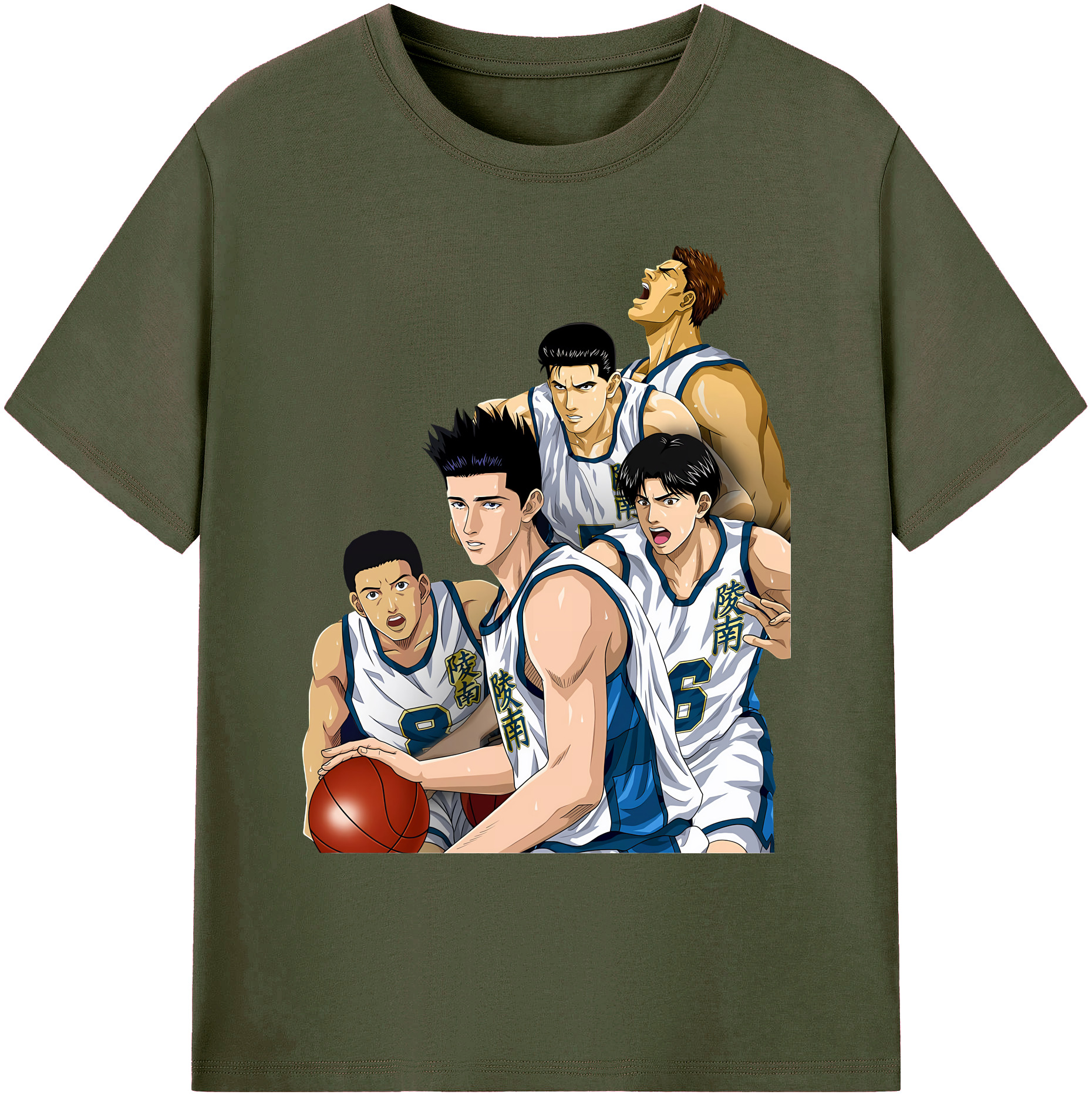 （画像用） SLAM DUNK／スラムダンク 綿100％ メンズ半袖Tシャツ｜肌触りやわらか＆通気性